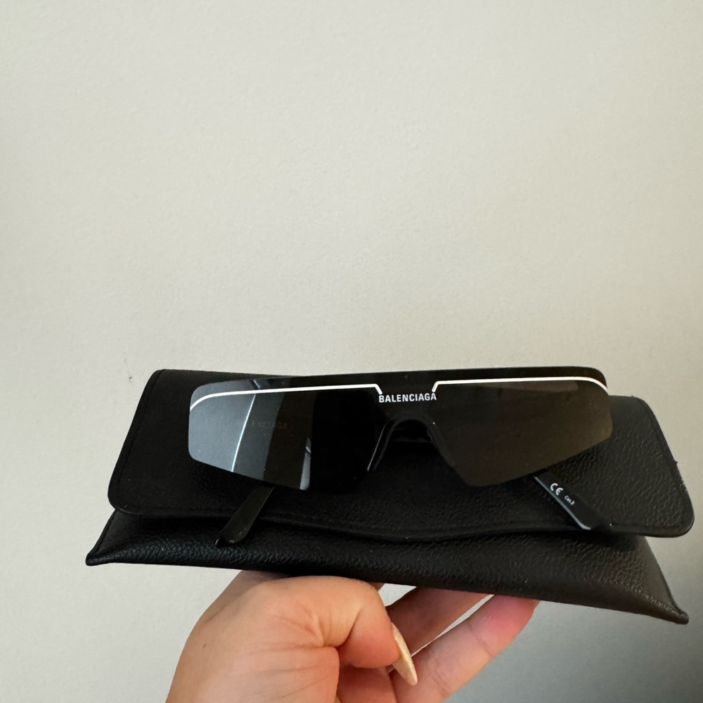 Balenciaga Black Sunglasses